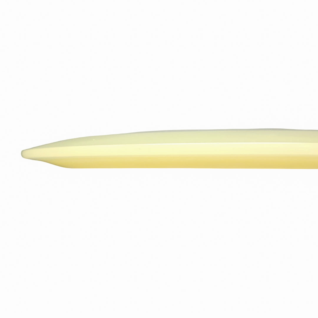 A close-up side view of the Ether - Diamond Superglow pencil on a white background.