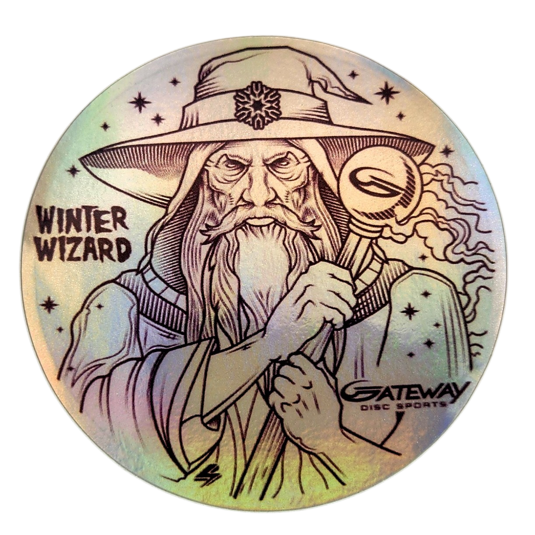 Holographic Sticker - Winter Wizard 26 Circle