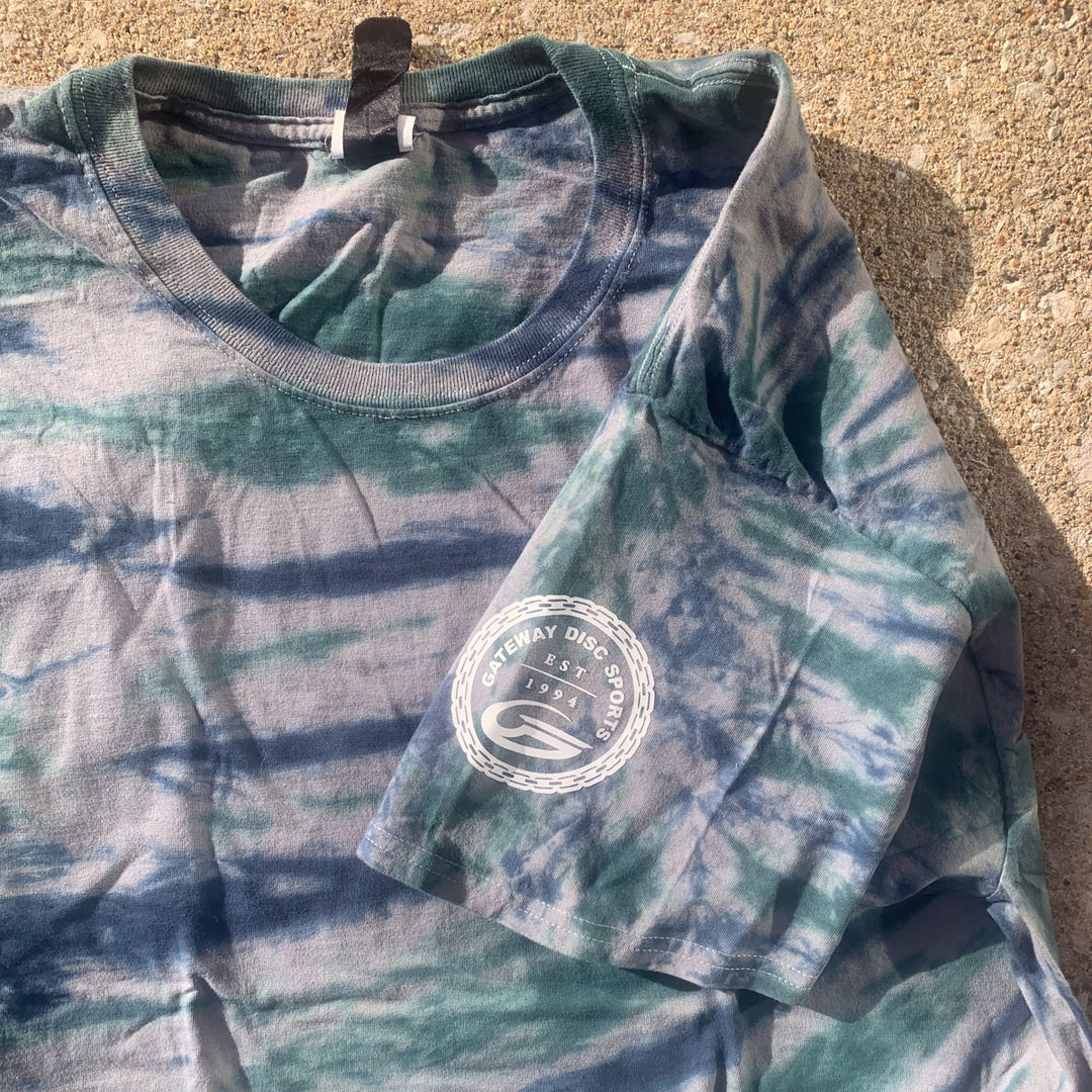 30th Anniversary - Gray & Blue Tie Dyed T-Shirt