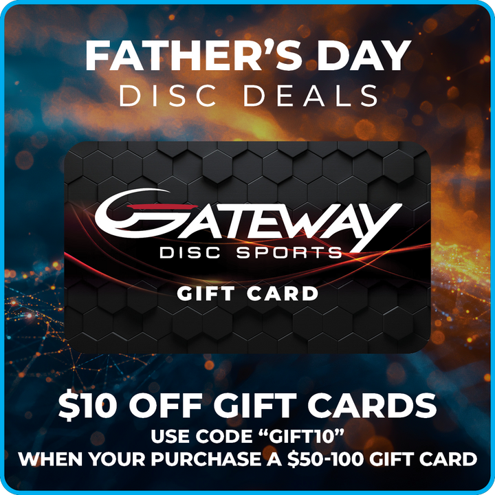 A promotional image for Gateway Gift Card: Get $10 off $50—$100 e-gift certificates for Father's Day with code —GIFT10—�.