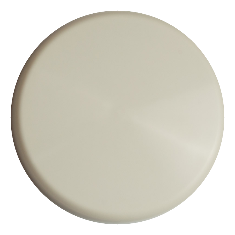 The Dye Canvas - Lil Wizard - Diamond is a premium plastic, off-white, round disc with a smooth surface, shown from above against a white background.